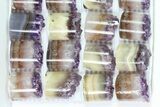 Lot: Amethyst Half Cylinder (For Pendants) - Pieces #83429-2
